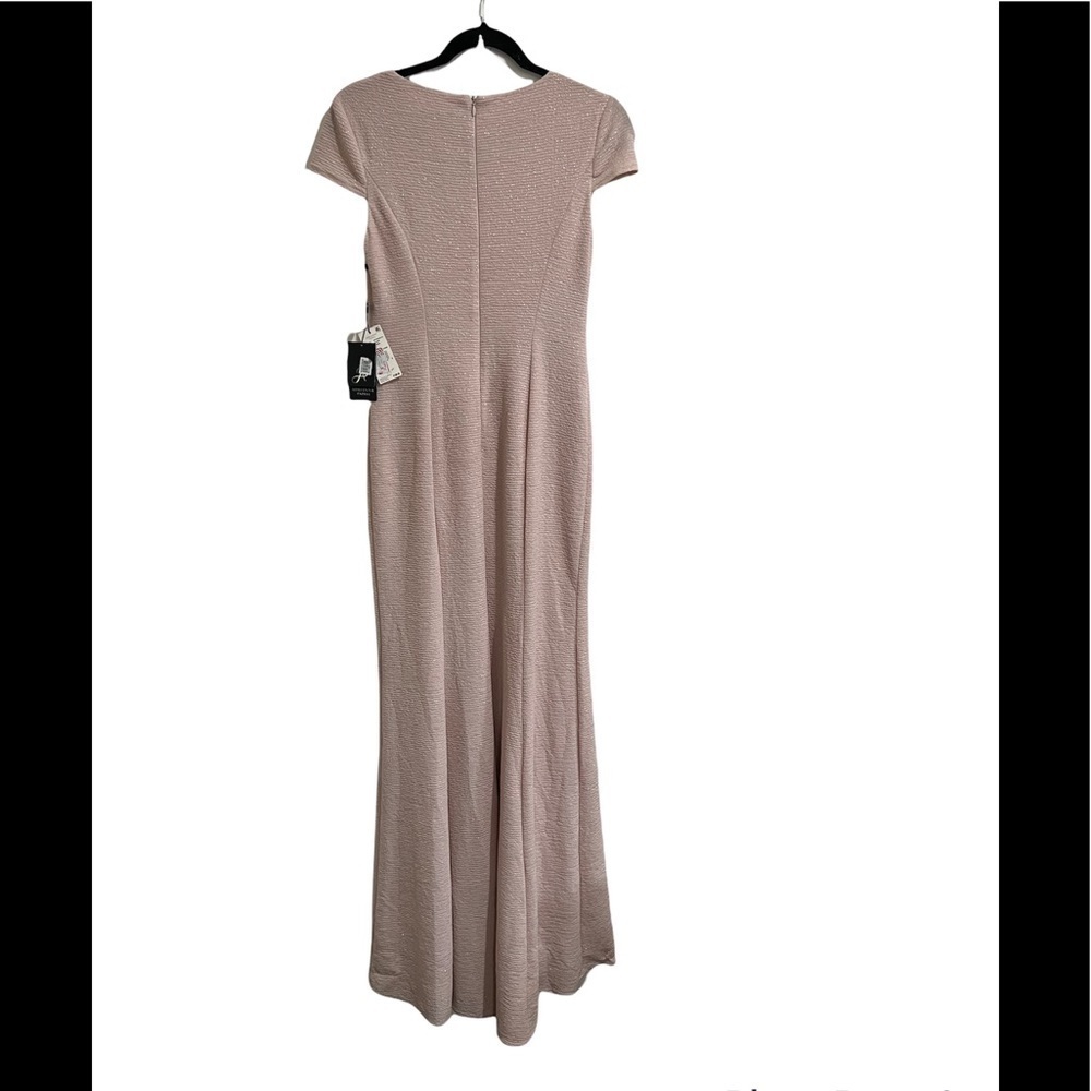 Adrianna papell blush metallic formal dress size 4 - Picture 8 of 10